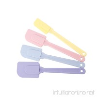 MIU France Set of 4 Silicone Spatulas Pastel Colors (90043) - B0006IVZ1E